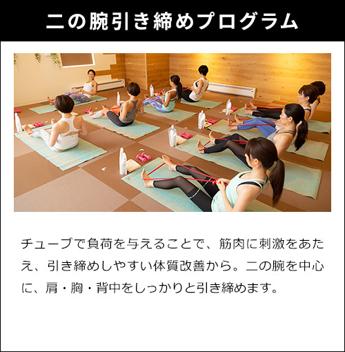 二の腕引き締めプログラム