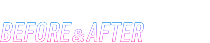 自分のペースでしっかりと痩せられるBEFORE & AFTER